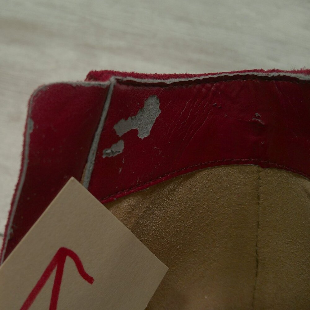 Michael - Michael Kors Sexy Red Stiletto Peep Toe Heels Size 10 M | 40 M - Picture 15 of 15
